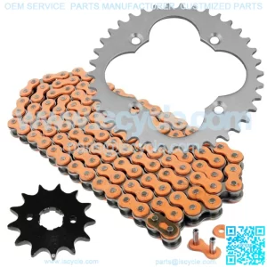 Orange Drive Chain And Sprockets Kit for Honda TRX300EX TRX300X Sportrax 300