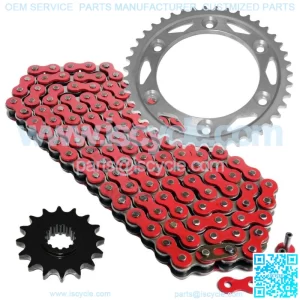 Red Drive Chain And Sprocket Kit for Honda CBR900RR CBR929RR CBR954RR 2000-03