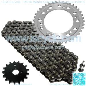 Black Drive Chain And Sprocket Kit for Suzuki GSX-R1300R Hayabusa 1300 1999-07