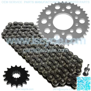 Black Drive Chain And Sprocket Kit for Honda VF750C Magna 750 1994-2004