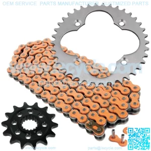 Orange Drive Chain And Sprockets Kit for Honda TRX450R Sportrax 450 2X4 2004 05