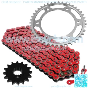 Red Drive Chain And Sprocket Kit for Honda CBR600RR 2003-2006 525-Chain