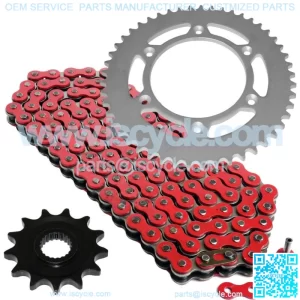 Red Drive Chain And Sprocket Kit for Honda CRF250R 2011-2018