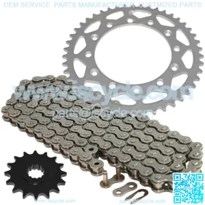 Drive Chain and Sprocket Kit for Yamaha FZ-6 2009 / FZ-6R 2009-2016 2017
