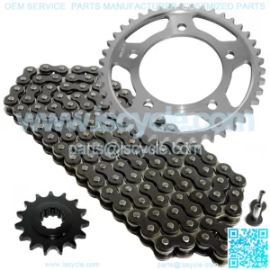 Black Drive Chain And Sprocket Kit for Honda CBR600F2 CBR600F3 1991-1996