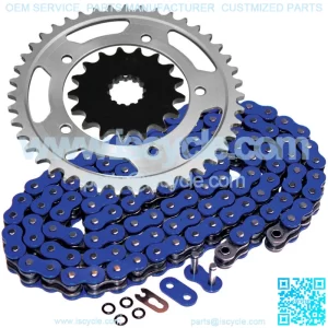 Blue O-Ring Drive Chain and Sprockets Kit for Triumph Bonneville 800 T100 02-05