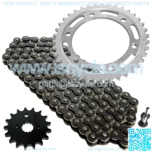 Black Drive Chain And Sprocket Kit for Suzuki TL1000R 1998 1999 2000 2001 2002