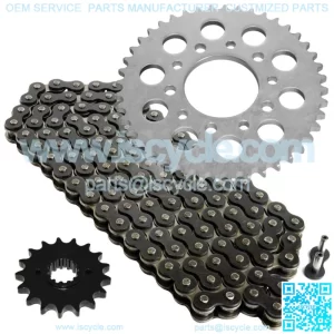 Black Drive Chain And Sprocket Kit for Honda CB900F Super Sport 1981 1982