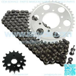 Black Drive Chain And Sprocket Kit for Kawasaki Ninja ZX-9R ZX900 1998-2001