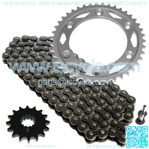 Black Drive Chain And Sprocket Kit for Honda CBR1000S 2004-2016 530-Chain
