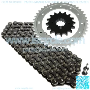 Black Drive Chain And Sprocket Kit for Honda VFR800 VFR800A Interceptor 800 Abs