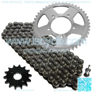 Black Drive Chain And Sprocket Kit for Suzuki GSX-R1100 1986 1987 530-Chain