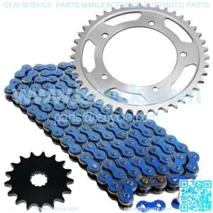 Blue Drive Chain And Sprocket Kit for Suzuki GSX-R1000 2001-2006 525-Chain