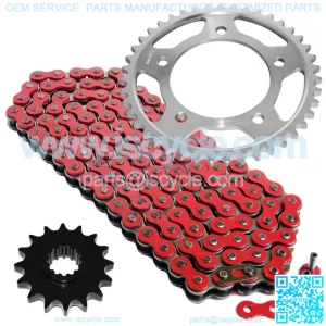 Red Drive Chain And Sprocket Kit for Honda CBR900RR 1993-1995 530-Chain Type