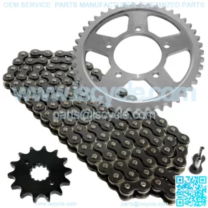 Black Drive Chain And Sprocket Kit for Suzuki GSX600F Katana 600 1989 1990 1991