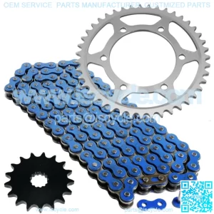 Blue Drive Chain And Sprocket Kit for Suzuki GSX-R1000 2007 2008 525-Chain