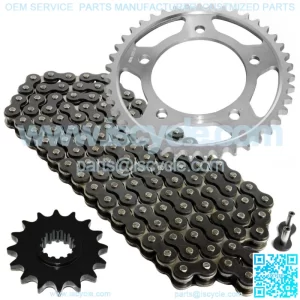 Black Drive Chain And Sprocket Kit for Honda CBR900RR 1993-1995 530-Chain Type