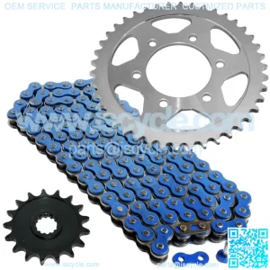 Blue Drive Chain And Sprocket Kit for Kawasaki Ninja ZX-10R ZX1000 2008-10