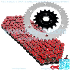 Red Drive Chain And Sprocket Kit for Suzuki DR650Rse 1990-1995
