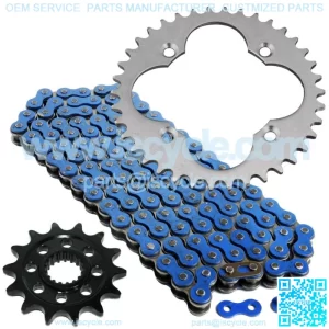 Blue Drive Chain And Sprockets Kit for Honda TRX450R Sportrax 450 2X4 2004 05