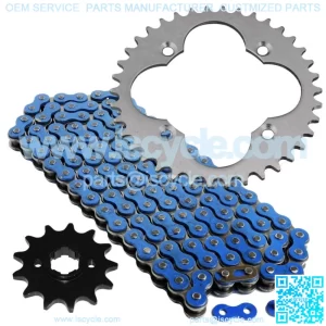 Blue Drive Chain And Sprockets Kit for Honda ATC250R 1986