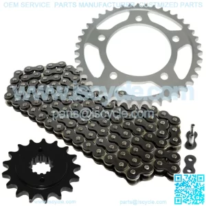 Black Drive Chain And Sprocket Kit for Honda VT750C Shadow Aero 750 2004-2007