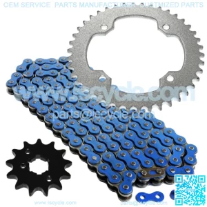 Blue Drive Chain And Sprockets Kit for Yamaha Banshee 350 YFZ350 1987 1988