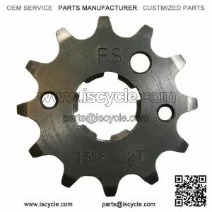 12 Tooth Front Steel Sprocket for Yamaha Warrior 350, Banshee 350 & Raptor 350