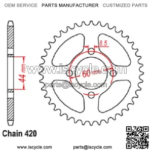CFMOTO CForce 110 Rear Sprocket 42 tooth