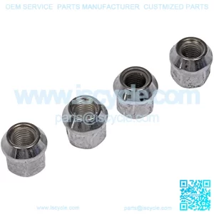711-306 Wheel Nut Bulge M12-1.50 for Select Models - Chrome, 4 Pack