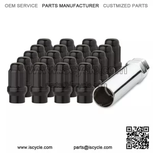 48mm Toyota model 7075 nut opposite side 19mm M12*1.5# black