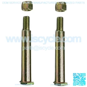 Shoulder Bolts w/Lock Nuts - Compatible with: 738-3056 938-3056 712-04065 (nut) Cub Cadet. 137644 184219 193406 73930600 (nut) Craftsman Poulan Husqvarana 2PK