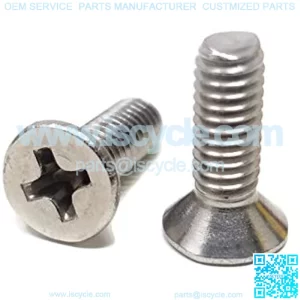 Universal Motorcycle Master Cylinder Front Brake Reservoir Cover Cap Screws Replacement M4x0.7x12mm Pair
