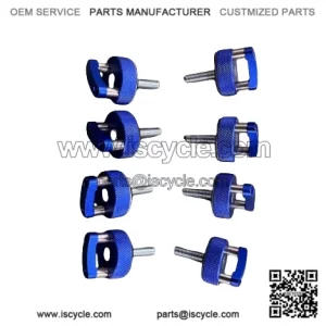 Ford Bronco Hardtop Quick Release D-Ring Bolts 8 Pack #Blue