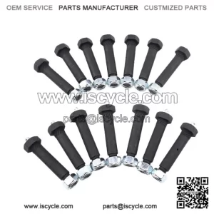 Greaseable Spring Steel Plate Bolts 3" 14-Pack
