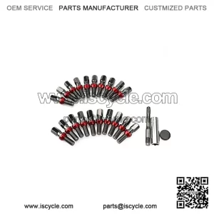 Conical German iron integrated bolt 28mm M12*1.25