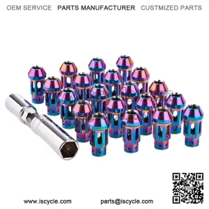 50mm titanium alloy hollow nut M12*1.25