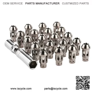50mm titanium alloy hollow nut M14*1.5