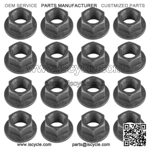 16x Front Wheel Hub Nut for Yamaha Raptor 700 700R YFM700R 2006 2007 2008-2013  (For: Yamaha Raptor 700)