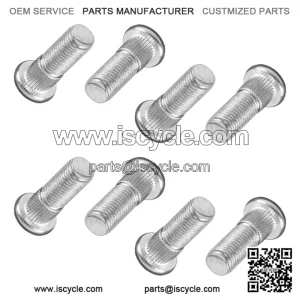8 Front or Rear Hub Stud Bolt Fits Kawasaki Brute Force 750 KVF750 4x4I 2008-11 (For: Kawasaki)