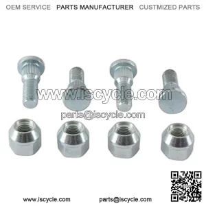 New Wheel Stud and Nut Kit 85-1035 for Suzuki LT-Z 400 2003 2004 2005 2006 2007 2008 2009 2012 2013 2014, LT-Z 250 2004 2005 2006 2007 2008 2009, LT-R 450 2006 2007 2008 2009