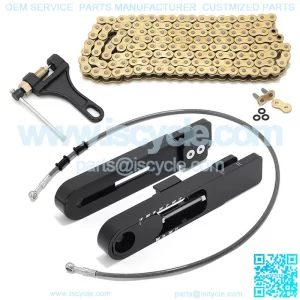 4.5"-9" Swingarm Extensions Brake Line Chain Remover Kit for KTM Duke 690 2008-2019