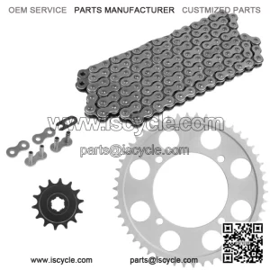 Drive Chain & Sprockets For Kawasaki KLX140 2008-2024 428 Pitch 122 Link