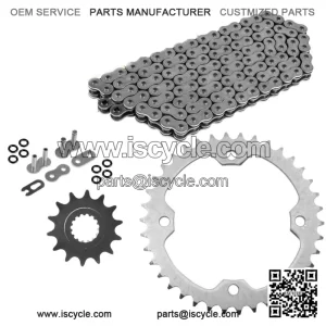 O-Ring Drive Chain & Sprockets Kit for Yamaha Raptor 700 YFM700R 2006-2016 (For: Yamaha Raptor 700)