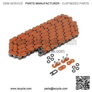 O-Ring Orange Drive Chain for Yamaha Blaster 200 YFS200 1988-1996 (For: Yamaha YFS200)