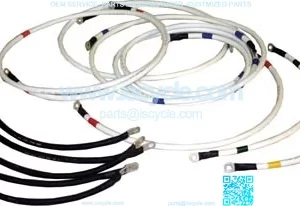 Club Car PowerDrive Ds "Beefed Up" Battery Cable Set - (4 Gauge) 48 Volt 1995-up