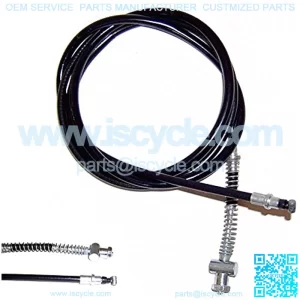 OEM REAR DRUM BRAKE CABLE 200CM 78.7" GY6 CHINESE SCOOTER MOPED ATV 4 STROKE TAOTAO JONWAY JMSTAR ROKETA SUNL VENTO VIP TANK KAZUMA JCL PEACE BMS JCL ZNEN BENZHOU SCHWINN KYMCO BAJA ETC.
