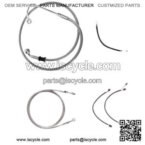 Stainless Complete Line Kit 20" Apes 2016-2017 Harley Softail Breakout CVO w/ABS (For: Harley-Davidson)