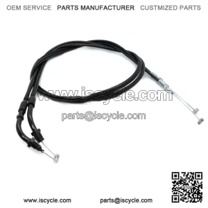 Throttle Cable Push & Pull for Honda Super Hawk 1000 VTR1000F 1998-2005 (For: Honda)
