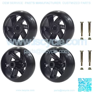 Deck Wheels Replacement Craftsman 133957 753-04856A Deck Wheel Kit for 174873 532133957 734-3058 Deck Wheel 4 Pack